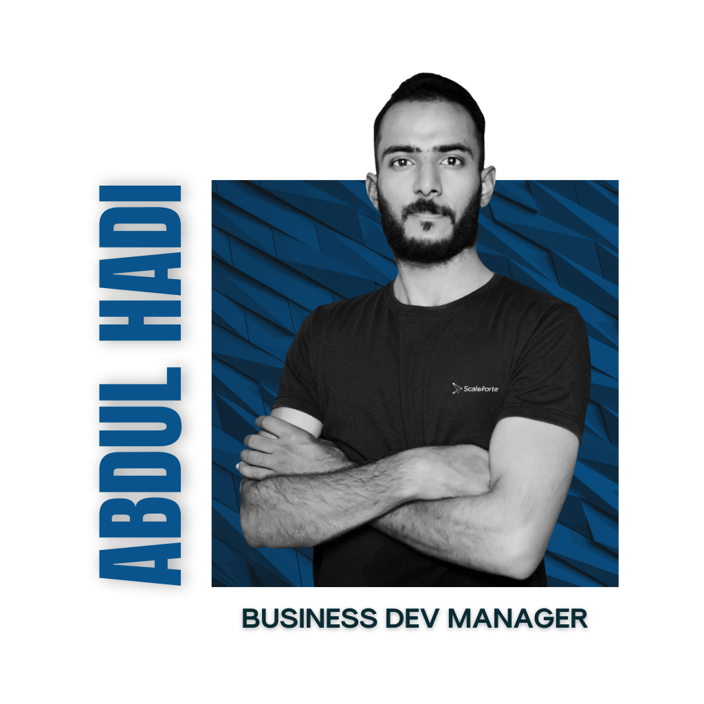 Abdul Hadi - Business Dev Manager