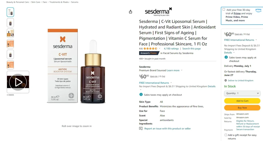 sesderma - amazon image sizes & requirements